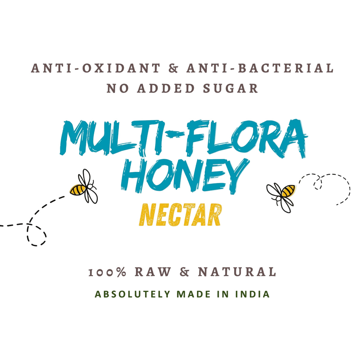 Organic Multi-Flora Honey | Anti-Oxidant & Anti-Bacterial Nectar | 100% Raw & Natural