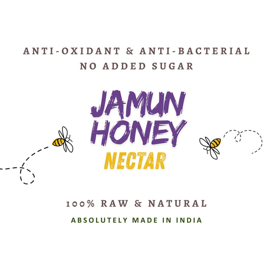 Organic Jamun Honey | Anti-Oxidant & Anti-Bacterial Nectar | 100% Raw & Natural