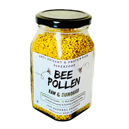 Raw & Sun Dried Natural Bee Pollen | Anti-Oxidant & Protein Rich Superfood