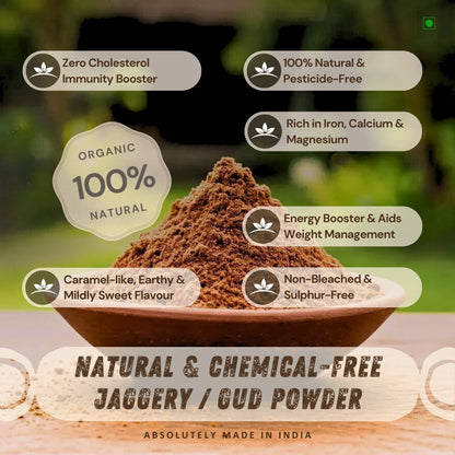 Sugarcane Desi Gur / Jaggery Granules - Chemical Free - NEUTRIFARM | Harvesting Health