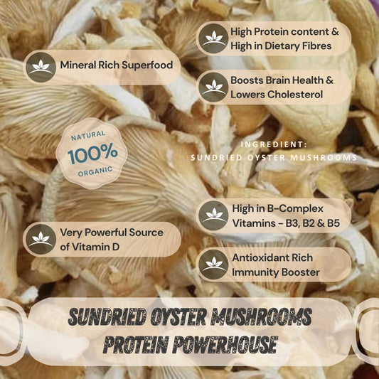 Sundried Oyster Mushrooms | Protein Powerhouse - NEUTRIFARM | Harvesting Health