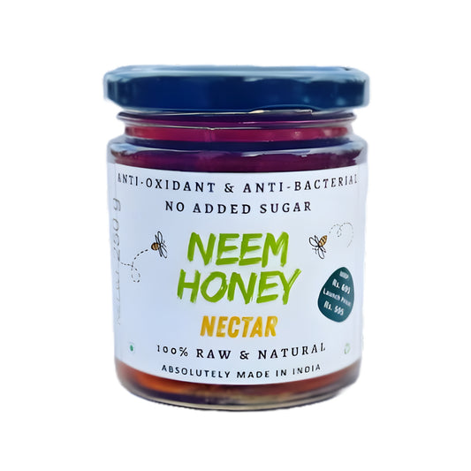 Organic Neem Honey | Anti-Oxidant & Anti-Bacterial Nectar | 100% Raw & Natural - NEUTRIFARM | Harvesting Health