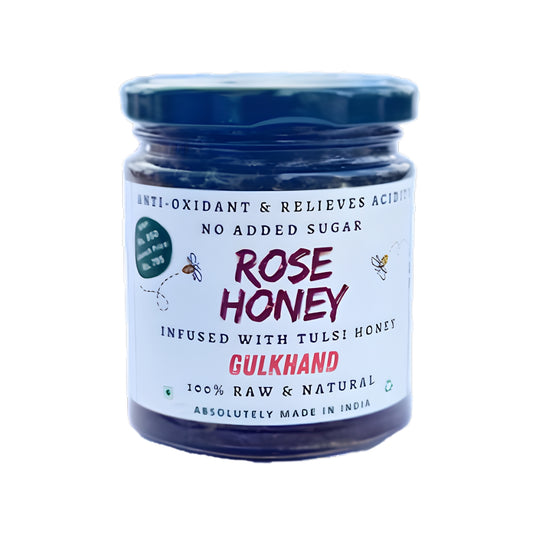 Organic Rose Petal Honey Gulkhand | Natural Coolant & Digestive Antioxidant - NEUTRIFARM | Harvesting Health