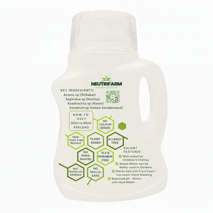 Kids-Friendly Liquid Washing Detergent | Fully Biodegradable