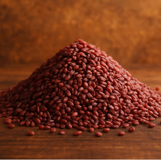 Unpolished Whole Grain Organic Kuruva Red Rice